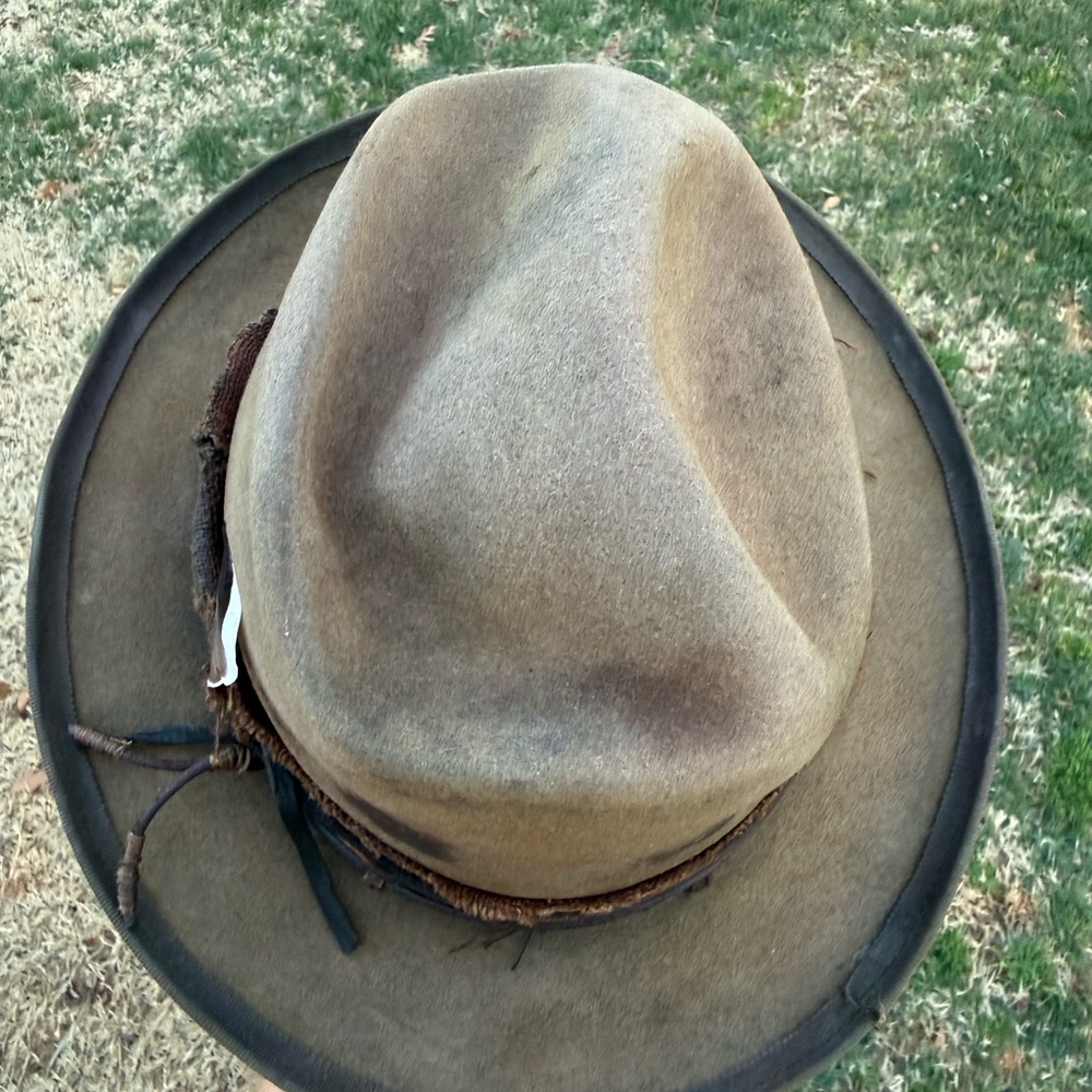 Custom Ugly Outlaw “Rude Civilian” Western Hat - Picture 8 of 12